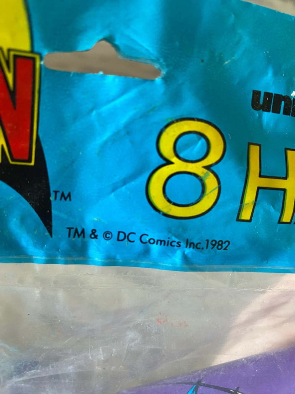 New 1989 Batman Party Hats 8 Total Vintage TM And DC Comics Brand - Picture 7 of 7
